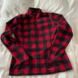 Eddie Bauer zipper fleece sweatshirt
